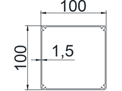 Стойки перголы с жалюзи F150 Light-type
