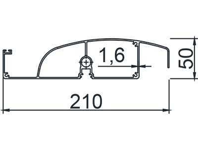 F210 Тяжёлый тип лопастей перголы с жалюзи (с подсветкой)
