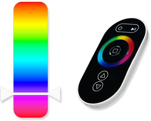 Цветное RGB освещение