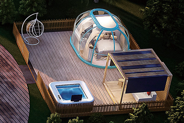 Пример Роскошный садовый купол Igloo