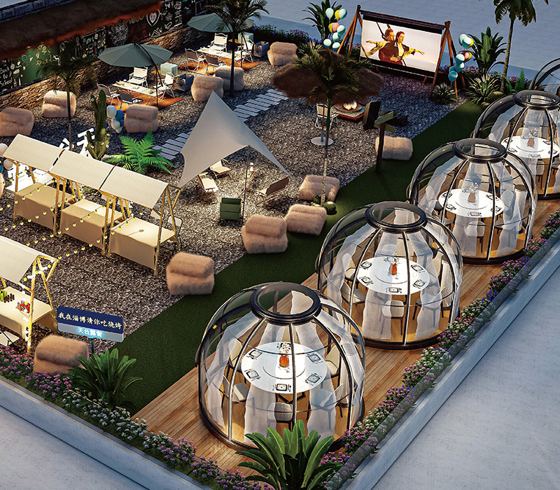 Роскошный садовый купол Igloo H+3500