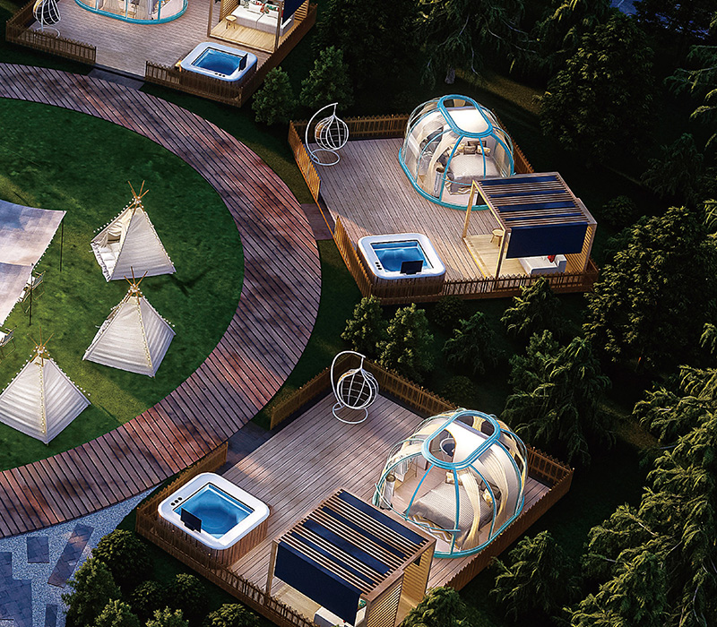 Роскошный садовый купол Igloo H+3550