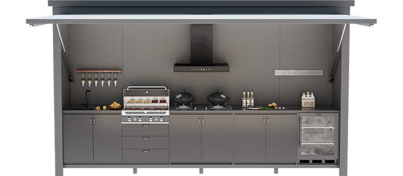 Летняя кухня 350