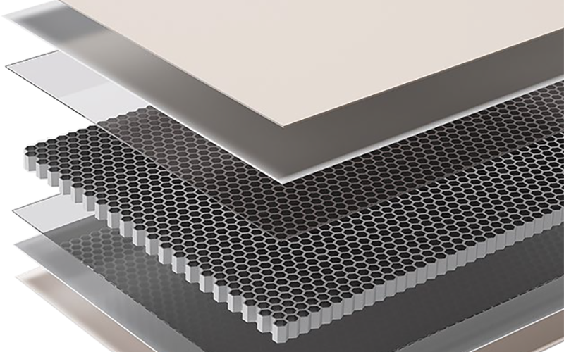 Летняя кухня Алюминиевая сотовая панель