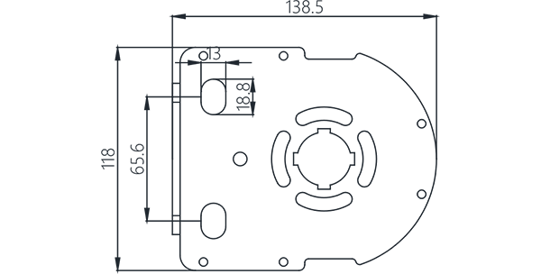 Оконная маркиза C102 Боковая панель